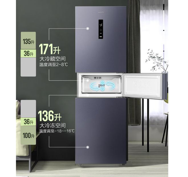 产冰箱运转音屡创新低双11三款静音冰箱推荐尊龙人生就是博35dB 34dB 33国(图5)
