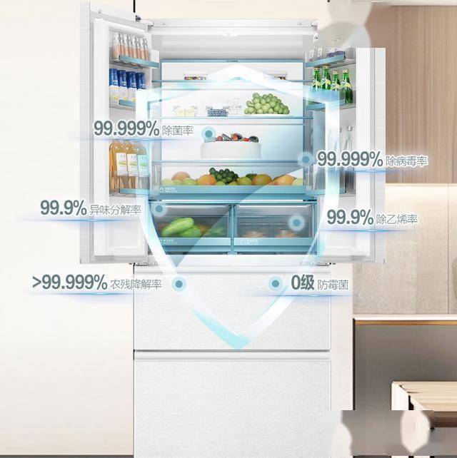 GHFD1BWLU1：国补1240元超薄多门冰箱凯时尊龙最新网站海尔山茶花系列BCD-485W(图3)